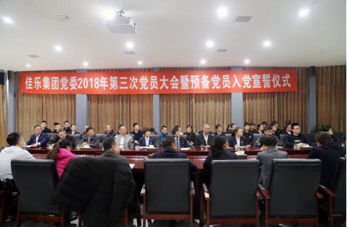 j9数字站集团党委 2018 年第三次党员大会暨准备党员入党宣誓仪式
