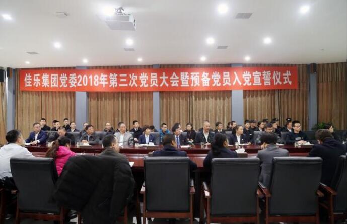 j9数字站集团党委 2018 年第三次党员大会暨准备党员入党宣誓仪式